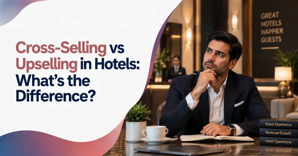 Upselling and cross-selling opportunities to increase hotel revenue