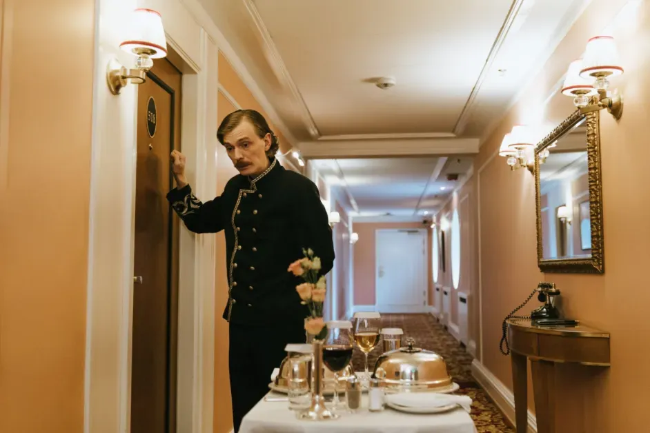 Hotel staff using digital tools to streamline guest check-ins, manage bookings, and provide faster service.
