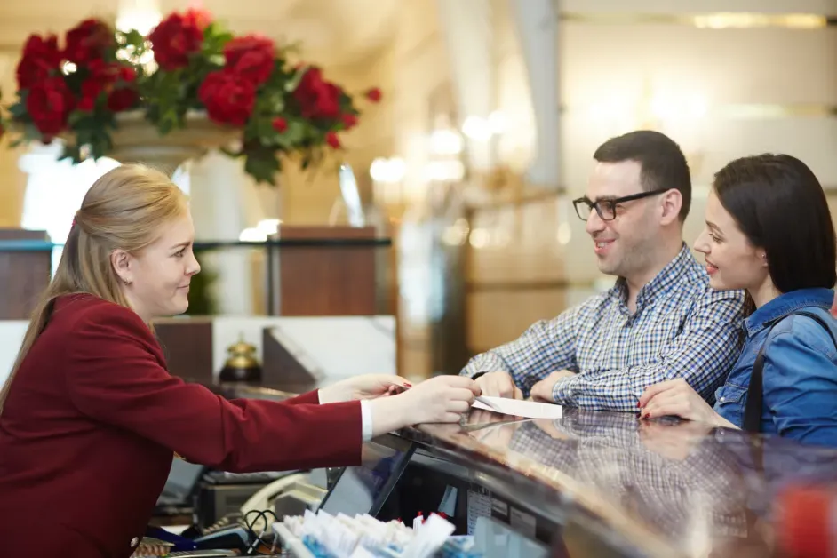 Key features of a hotel booking system for managing rooms, guests, and reservations